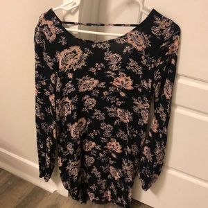 Billabong floral long sleeve dress